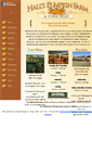 Mobile Screenshot of hallspumpkinfarm.net